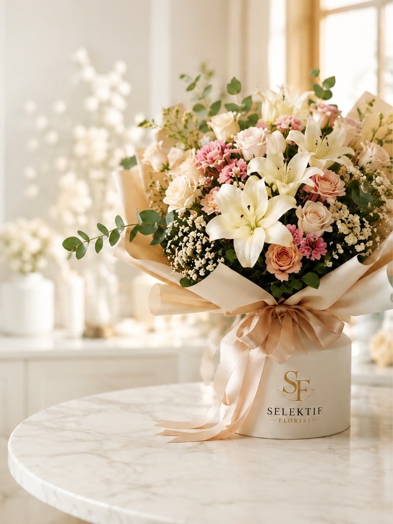 Buket bunga premium Selektif Florist Pematangsiantar