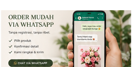 Pesan bunga Pematangsiantar via WhatsApp - Selektif Florist